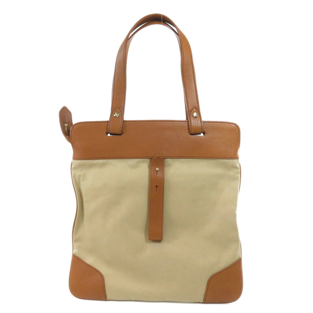 Burberry Canvas Leather Tote Bag Black